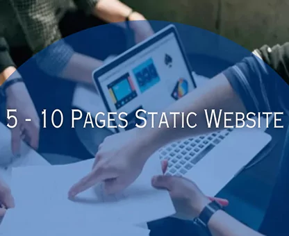 5-10 pages static website